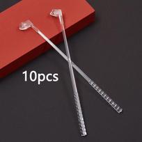 Swizzle Stir Sticks Coffee Bar Cocktail Stirrers  Drink Plastic Sports Club Cocktail Swizzle Stick Sports Decoration Favors Reusable for Party 10pcs