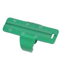 Endo Ruler Ring Aluminium Alloy Oral Gauge Endodontic Span Measure Dental InstrumentsGreen žalia