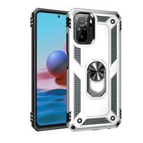 Dėklas Xiaomi Redmi Note 10 Armor Patvarus Karinis Smūgiams Atsparus Automobilinis Laikiklis Magnetinis Žiedas Dėklas skirtas Xiaomi Redmi Note 10 5G Note10 Redmi Note 10