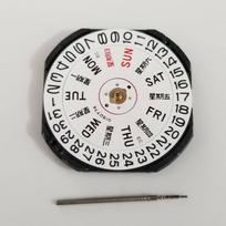 1Pc 26.6mm Quartz Watch Movement For Seiko 7N43A V343 V348 V743 Y143 3 Hands Date Day With Stem Replace Movement Watch Accessory United States