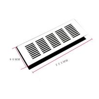 80*150-400mm Ventilation Grille Air Vent Aluminum Alloy Computer Cabinets 80x225mm