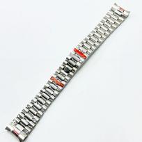 for Sub Log NH34 NH35 Watch Case 20MM Width Silver Presidential Solid Bracelet 904L Stainless Steel Lock Clasp Wristband 20mm sidabras