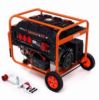 Benzininis trifazis elektros generatorius Kraft & Dele KD165, 5500 W 12/230 V/380 V, AVR, elektrinis ir rankinis paleidimas