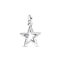 Pandora Me Series Star Pattern Pendant Women Pendant Silver 793032C01 F,Silver