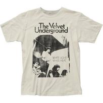 Velvet Underground White Light Mens T Shirt Music Classic Concert Tee Natural XXXXL