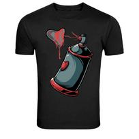 Spray Paint Graffiti Can Graphic T-Shirt Street Art Tee M