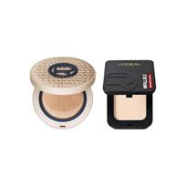 Loreal Paris Limited Edition Black Fatty Air Cushion Microdermabrasion King Powder Makeup Set - Two-piece Set B Air Cushion 320 14g Powder 300 9g juoda