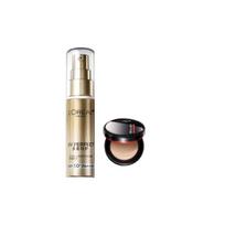Loreal Paris Black Fatty Air Cushion Isolation Makeup Set - Two-piece Set Black Fatty Oil Control Air Cushion 240  Small Gold Tube Isolation Cream 30m juoda