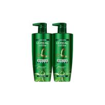 Loreal Paris anti-dandruff absolute , hair care, moisturizing, oil control, soothing, aromatic cleansing, Tea tree plant extract shampoo set-700ml2 balta