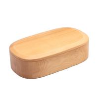 Wakayama Pass Wappa Bento Box Store carved lunch approximately 19 x 10 single natural - Wooden, box, cm, tier, rectangular, finish, A-71-273721