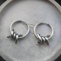 Punk Style Silver Alloy Spike Wire Earrings For Women Fashion