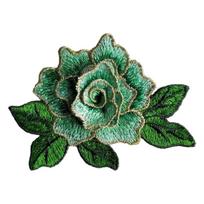 Blossom Flower Applique Clothing Embroidery Stickers Lace Fabric Sew Stickers Craft Sewing Embroidered Clothes Sewing