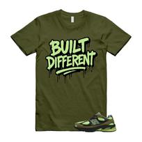 2010 Sea Moss Afterglow Olive Green Black T Shirt Match BUILT L