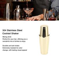 2 Section Cocktail Shaker 304 Stainless Steel Bar Wine Cup Shaker Bartending Mixer  Homebars auksas