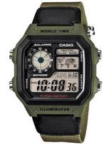 Casio Ae-1200Whb-3B Men's Watch + Box