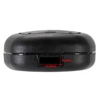 2 mygtukų automobilio dėklas Shell raktų pakabukas Citroen, skirtas C1 C2 C3 C4 Peugeot 307 black