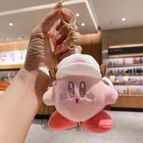 Kawaii Kirby pliušiniai žaislai Raktų pakabukas Pirate Kirbys Raktų pakabukai Kawaii Kambarių Krepšys Dekoras Pakabukas Mergaitei Šventinės Dovanos Vaikams Peluche Žaislai