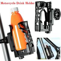Universalus reguliuojamas puodelio laikiklis su LED šviesa Dviračio vandens puodelio laikiklis Dviračio vairo tvirtinimo narvelis Motociklo dviračio priedai CHINA orange