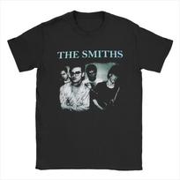 The Smiths Marškinėliai vyrams Grupės humoras Medvilniniai marškinėliai Apvali kaklo iškirptė Trumpomis rankovėmis Marškinėliai Didelių dydžių drabužiai S juoda
