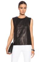 Casual Handmade Top Formal Stylish Genuine Women's Party Black Lambskin Leather S juoda