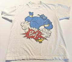 90-ųjų Disney Aladino Džino marškinėliai Comfort Colors prekės ženklo Dydis S-4XL Pakartotinis spaudinys Unisex marškinėliai XL