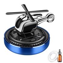 28GC Fun Rotating Helicopter Car Air Freshener Vehicle Ornament for Family road mėlyna