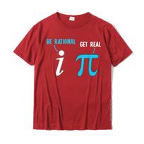 Be Rational Get Real Funny Math Joke Statistics Pun TShirt T Shirts Tops  Tees Cute Cotton Casual Design Men S