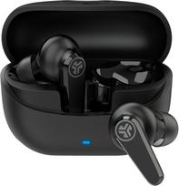JLab Go Pods ANC Wireless Bluetooth Noise External Sound with Up to 45 Hours of Compatible with iPhone and Black Earbuds, 5.4 Cancelling, Waterproof, juoda