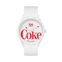 Iconic White Medium Watch Unisex Ice Solar Solar Coca-Cola & Ice-Watch 018513, Men's Watch, balta