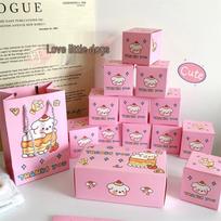 Bouncing Birthday Surprise Box: Handmade DIY Gift Packaging 6 Jumping Boxes + Bag
