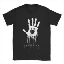 2025 Summer Vintage Death Stranding Hand T-Shirt  O Neck Cotton T Shirt Kojima Hideo Short Sleeve Tee Shirt Gift Idea Clothes S juoda