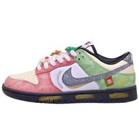 Nike Dunk Atsparūs dilimui žemi krepšinio/riedlenčių batai Moteriški Žali Raudoni HQ3462-191(KomandaF-) 36.5