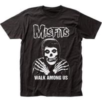 Misfits Walk Among Us Mens T Shirt Music Classic Concert Rock Band Tee Black XXL