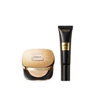 Loreal Paris Jin Zhi Zhen , easy to apply color and Jinzhizhen Yan Soft Glow Makeup Set - Two-piece Set Air Cushion W10 12g Makeup Primer 30ml auksas