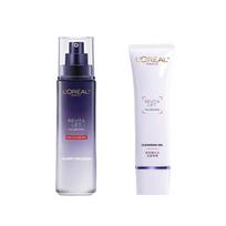 Loreal Paris , Stabilizing Bosein Milk Cleansing and Skin Care Set - Two-piece Set Hyaluronic Acid Cleansing Milk 125ml Bosein Repairing Milk 110ml ruda