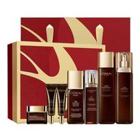 Loreal Paris Jinzhi Zhenyan skin care product gift box, light lines, firming, moisturizing LOreal Black Truffle Value Set-Truffle Luxury 7-piece Set juoda
