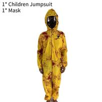 Universalus ilgomis rankovėmis zombių kostiumas suaugusiems ir vaikams, puikiai tinkantis Helovino šventėms Style A,XS（For Children）