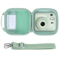 Fujifilm instax mini instant camera compatible with Lebakort storage case green 13/12/11 (mint case)