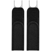 Diržo kabliukas be sagties Taktinis metalinis kabliukas Elastingas diržas Unisex Nematomi diržai be sagčių darbui, džinsams, kelnėms, oficialioms kelnėms ir EDC 4-Pack juoda