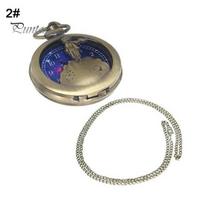 Classics Vintage Quartz Pocket Watch Analog Pendant Necklace Hollow Jewelry Gift