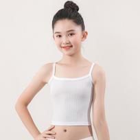 Korean Style Sling Training Vest for Puberty Growing Girls Aged 12-16 Developmental Inner Undergarment for Junior  Senior High School Big Kids M balta