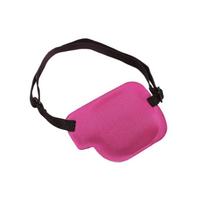3D 3D Adjustable Eyepatch Soft Amblyopia Eye Patches Strabismus Eye Patches  for Adult Kids red-right