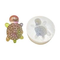 Versatile  Diamonds Turtles Resin Art Mold Unique Silicone Adornment Mold Suitable For Handmade Turtles Decoration