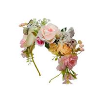 Stylish Spring Charm Butterfly Hair Decoration Breathable Fabric Headwear Hair Band For Festivals And Vacations