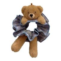 Children's Stretchy Hair Band Bear Pattern Design Soft Elastic Hair Scrunchies Ponytail Holder For Sensitive Skin 1