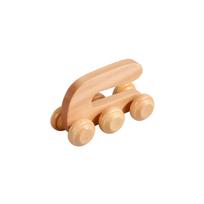 Wooden U Shape Massage Roller for Neck Shoulder Back - Handheld Body Massager Tool for Muscle Relaxation and Stress