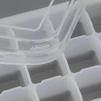 Silicone Ice Cube Mold With PP Lid Small Cubes Ice Tray Reusable Ice Cubes Tray  Kitchen balta