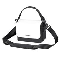 Cwatcun Camera Shoulder Stylish Camera Compatible with Sony Large Lightweight Bag, Bag, Case, Waterproof, Nikon, Canon, DSLR, SLR, Capacity, Unisex,