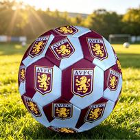 Aston Villa FootballPrinted Size 5 Soccer Ball, Anti Slip Adult Match Football Souvenir for Football Fans Size 5