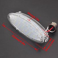 Led licencijos numerio apšvietimas Galinis žibintas Opel Vauxhall Astra F Corsa Vectra Tigra Agila Caravan Coupe Kasten Stufenheck balta